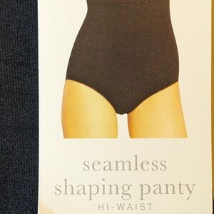 NWT Dreamwear Seamless Black High Waist Lightweight Shaping Panty 3X